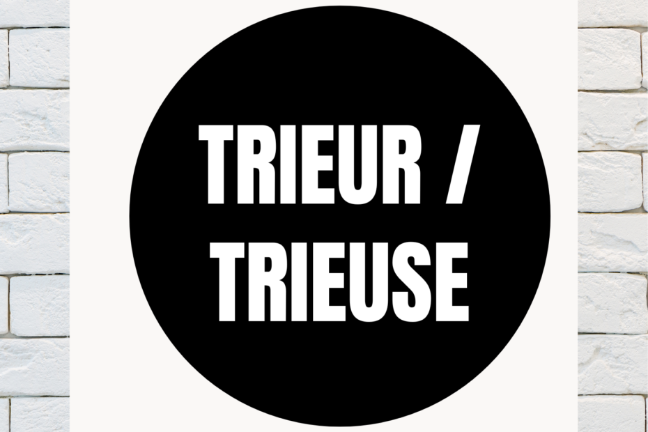 On recrute : Trieur/Trieuse spécialisé dans les vêtements vintage et griffés